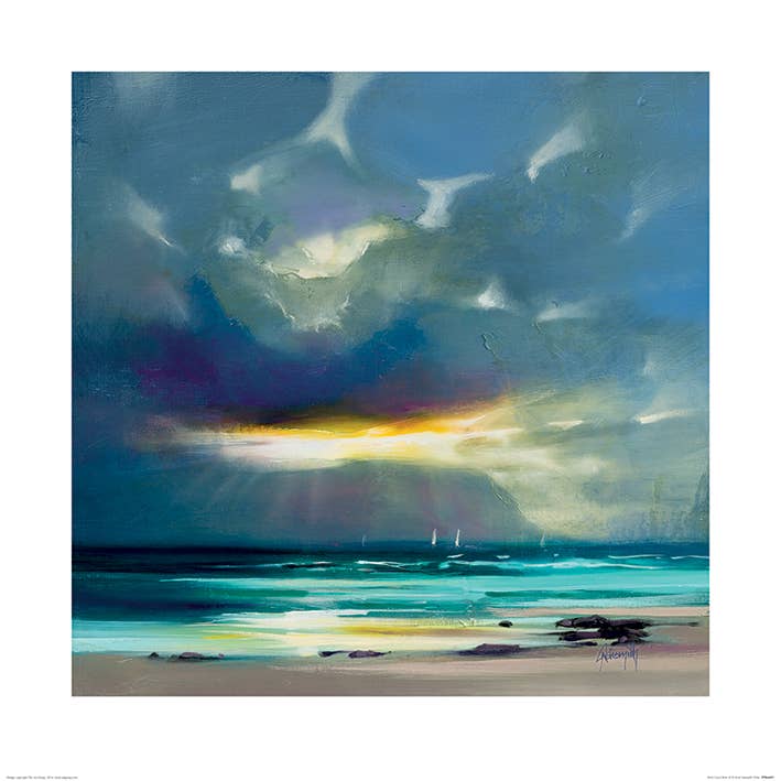 Scott Naismith (West Coast Blues II) PPR46091: 60 x 60cm, Landscapes