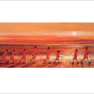 Jonathan Sanders (Samburu Sunset) Art Prints: Loose Art Print 50 x 70cm