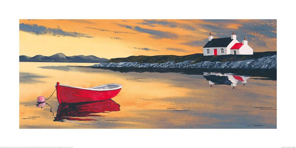 Anthony Barber (Golden Light Harris) Art Print : 50 x 100cm