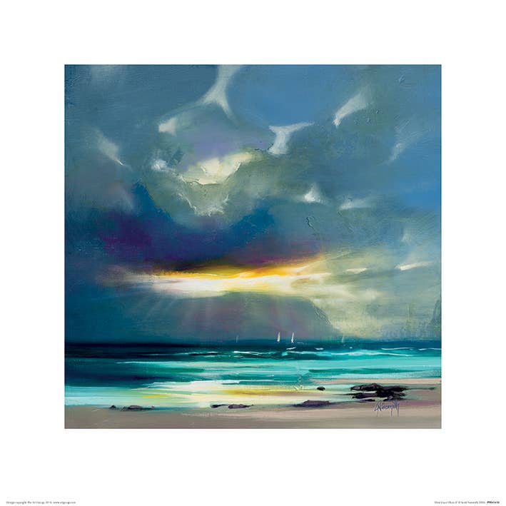 Scott Naismith (West Coast Blues II) PPR45618: 40 x 40cm, Landscapes
