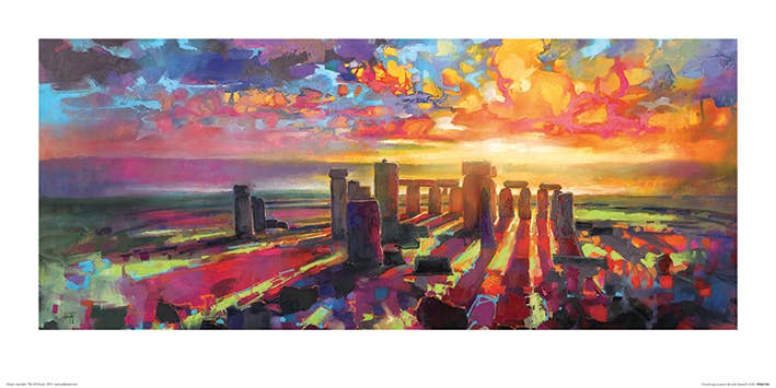 Scott Naismith (Stonehenge Equinox) PPR41705: 30 x 60cm, Landscapes