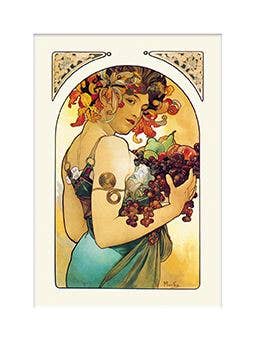 Alphonse Mucha (Fruit) PPR54518: 30 x 40cm