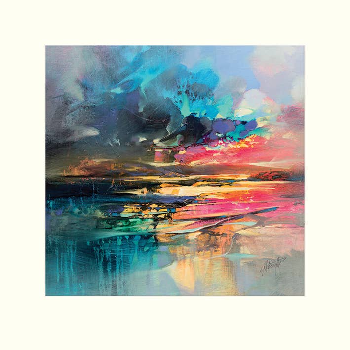 Scott Naismith (Dissolving Shoreline) MPPR45849: 40 x 40cm, Mounted Prints