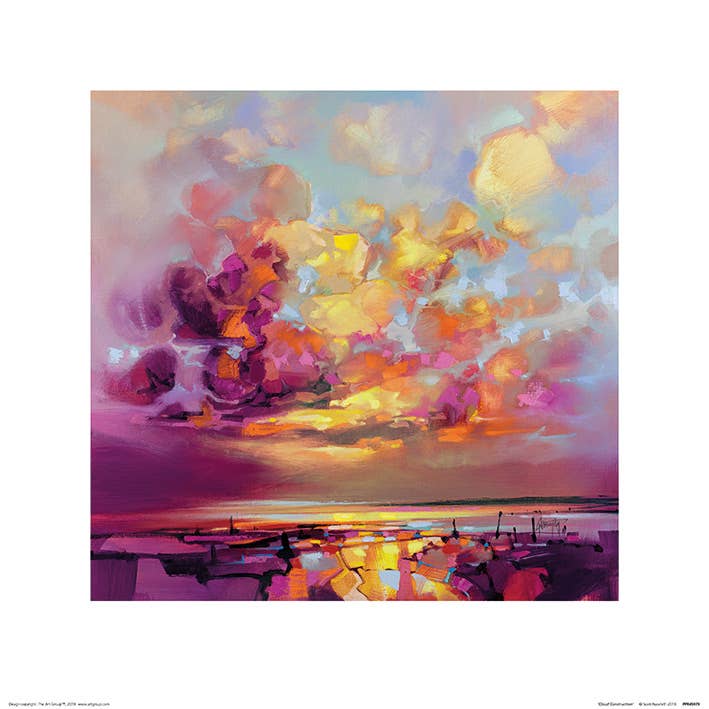 Scott Naismith (Cloud Construction) PPR45979: 40 x 40cm, Seascapes