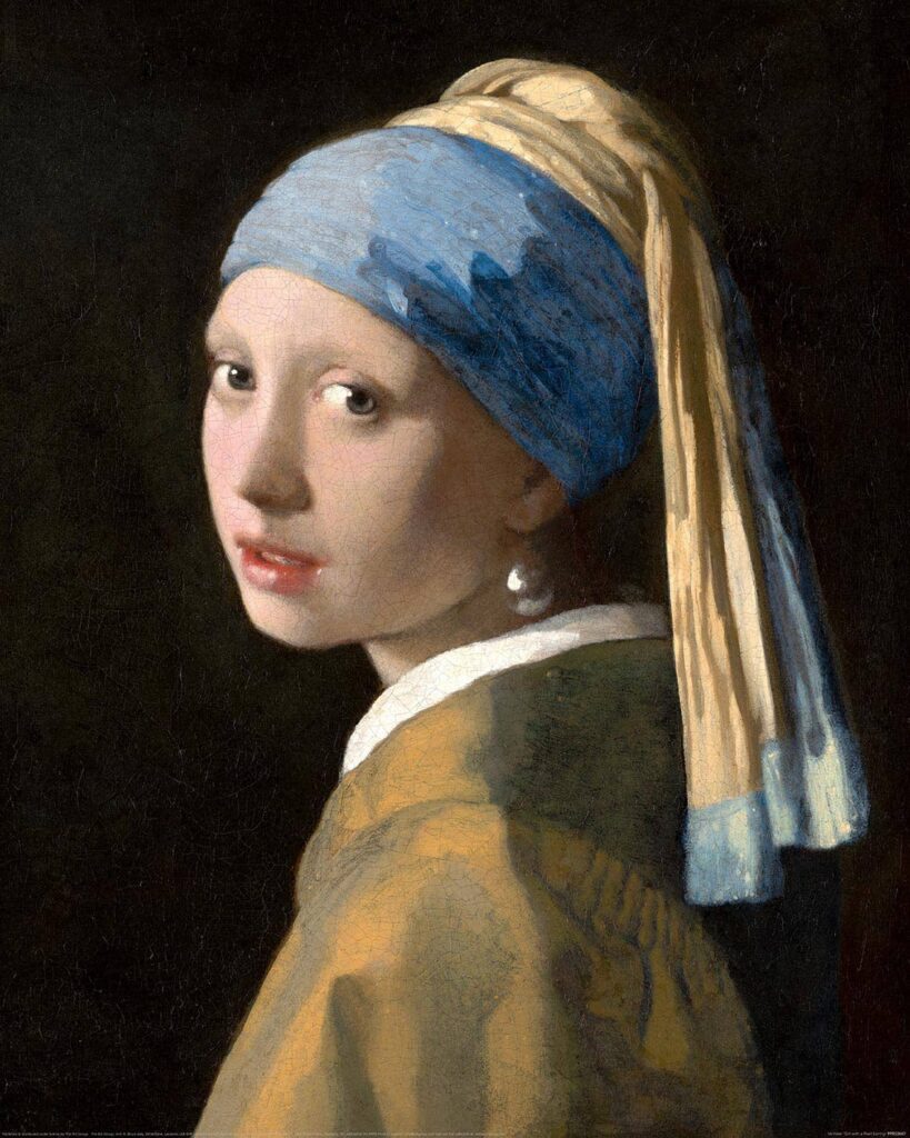 Vermeer (Girl with a Pearl Earring) Art Prints: Loose Art Print 40 x 50cm