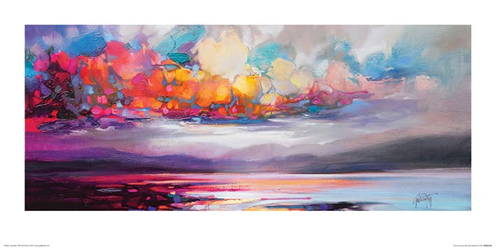 Scott Naismith (Stratocumulus) PPR41635: 30 x 60cm, Landscapes